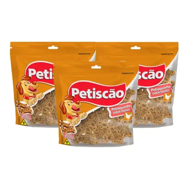 Petisquinho de Frango Pesticão 60g | Kit com três unidades