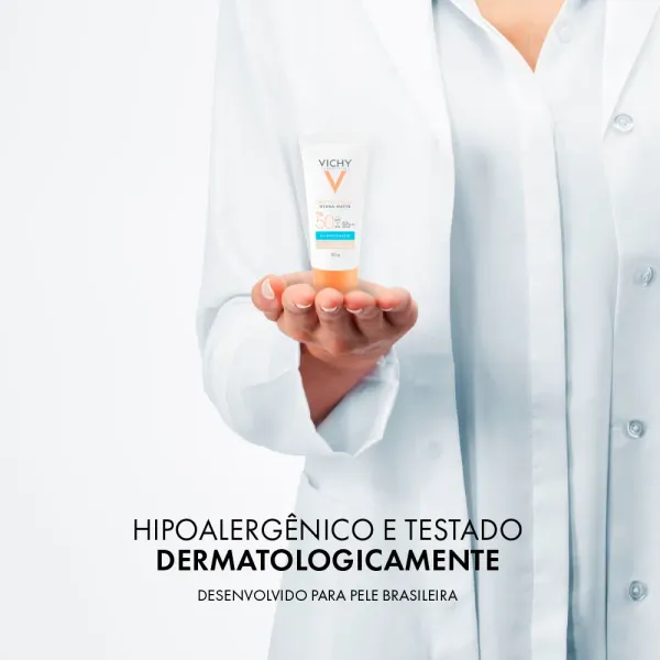 Vichy Capital Soleil Hydra-Matte FPS 50 Cor 1.0 com 30g - Drogaria