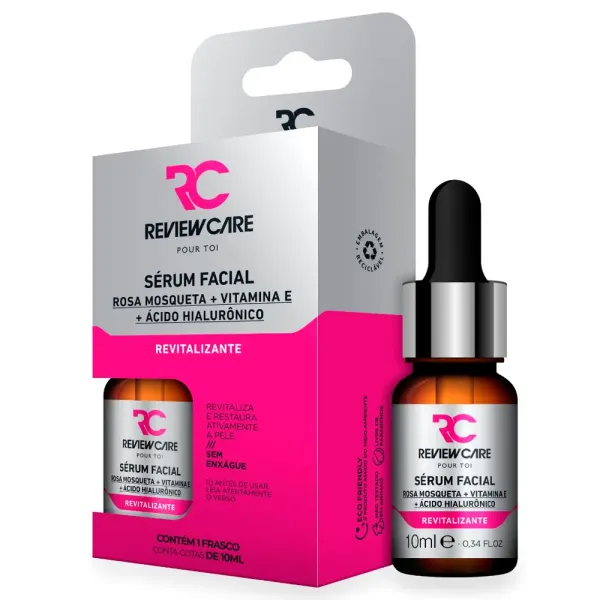 Sérum Facial Review Care Revitalizante Rosa Mosqueta Vitamina E e
