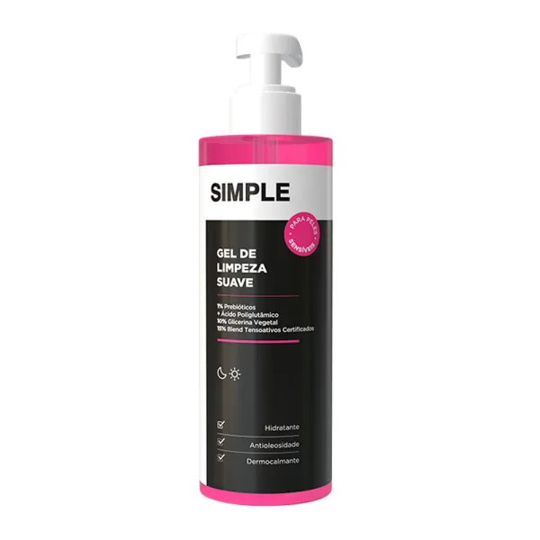 Gel de Limpeza Suave Simple Peles Sensíveis 350g - Drogaria Araujo