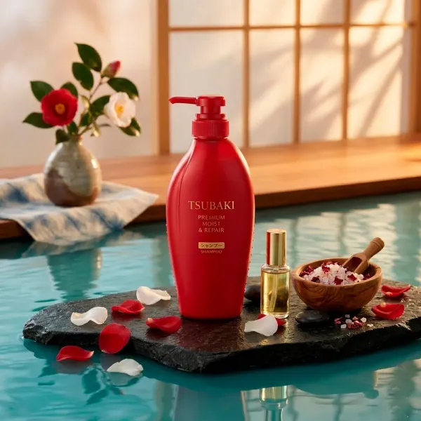 Shampoo Tsubaki Premium Moist e Repair 450ml - Drogaria Araujo