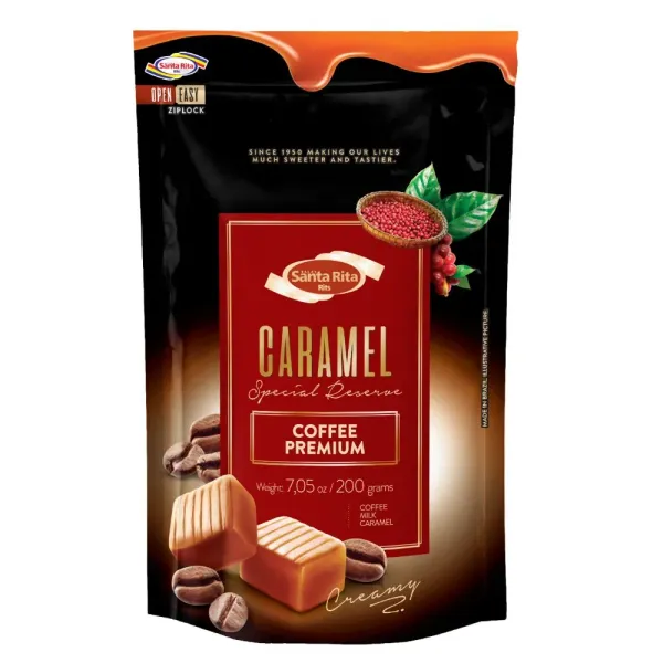 Bala Caramelo Santa Rita Coffee Premium 200g - Drogaria Araujo