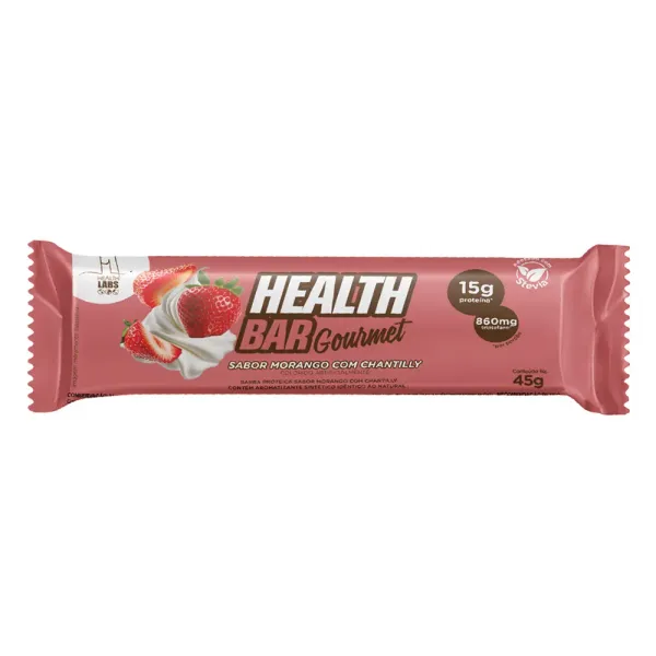 Barra de Proteína Health Bar Gourmet Whey Protein e Colágeno
