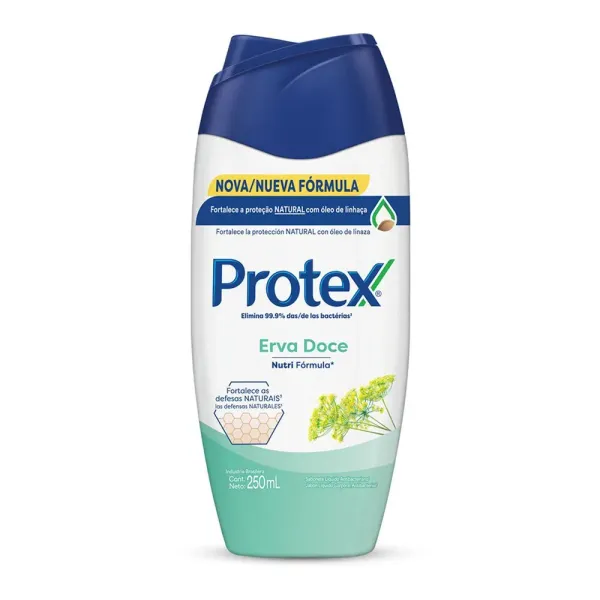 Sabonete Líquido Protex Erva-Doce com 250ml - Drogaria Araujo