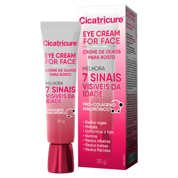 Cicatricure Eye Cream For Face 30g - Drogaria Araujo