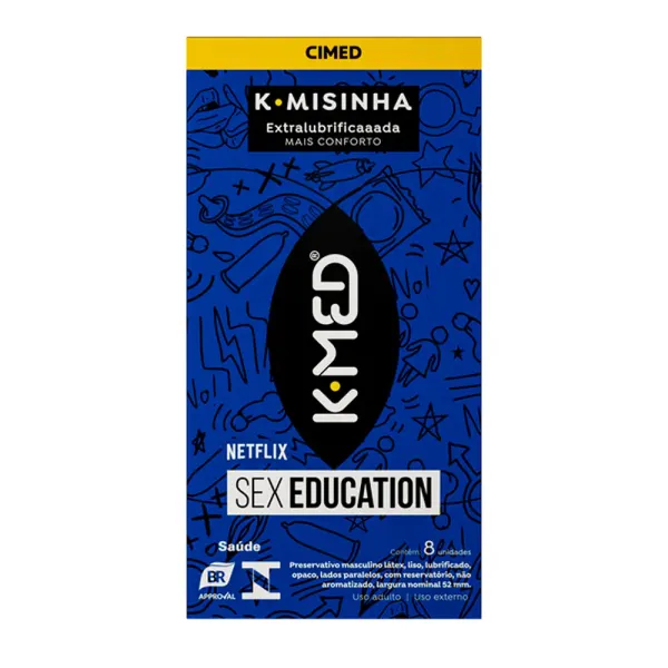 K-Misinha K-Med Preservativo Extralubrificada Sex Education 8