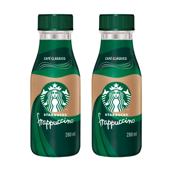 Kit 2 Café Starbucks Frappuccino Clássico 280ml - Drogaria Araujo