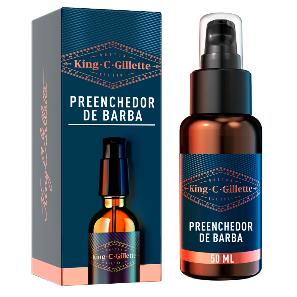 Sérum Preenchedor de Barba King C. Gillette 50ml_1