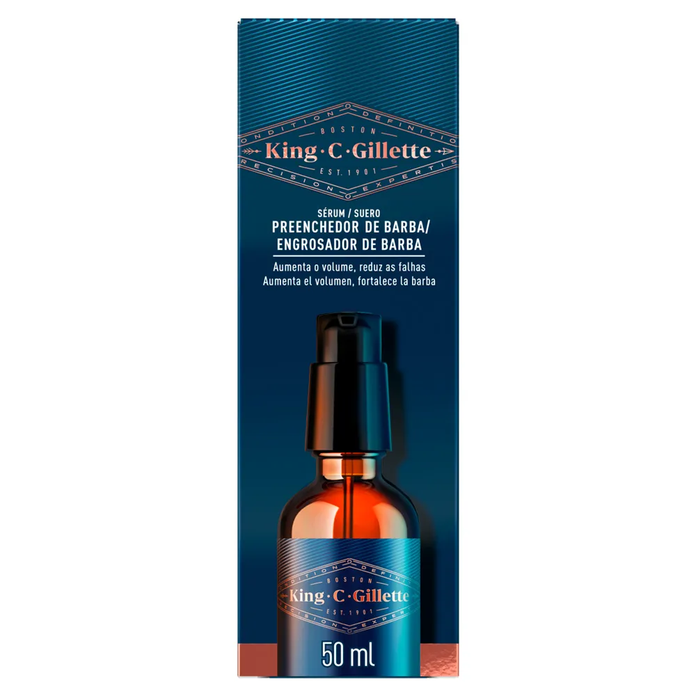 Sérum Preenchedor de Barba King C. Gillette 50ml_2