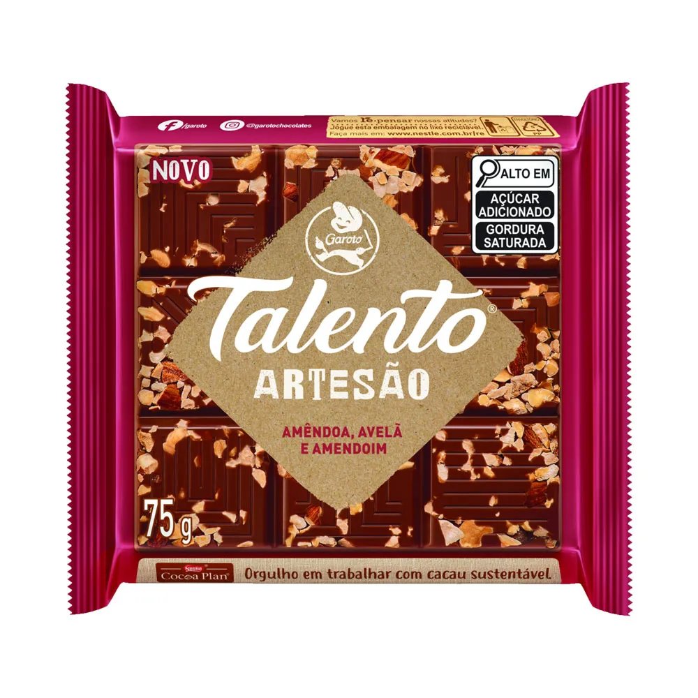 Chocolate Garoto Talento