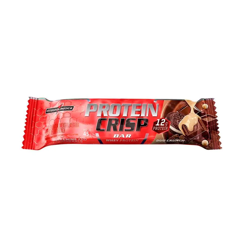 Barra Protein Crisp Bar 12g de Proteína Duo Crunch 45g