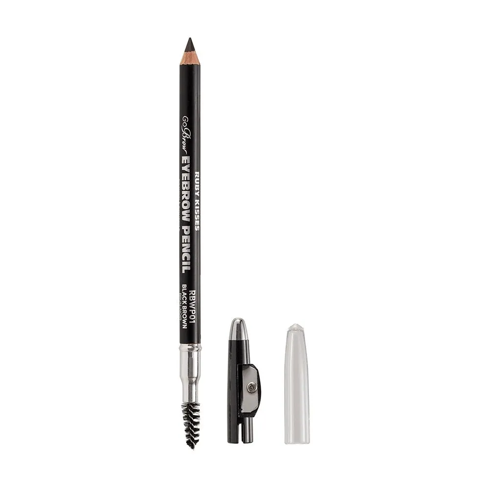 Lápis de Madeira para Sobrancelha Ruby Kisses Go Brow Eyebrow Pencil RBWP01