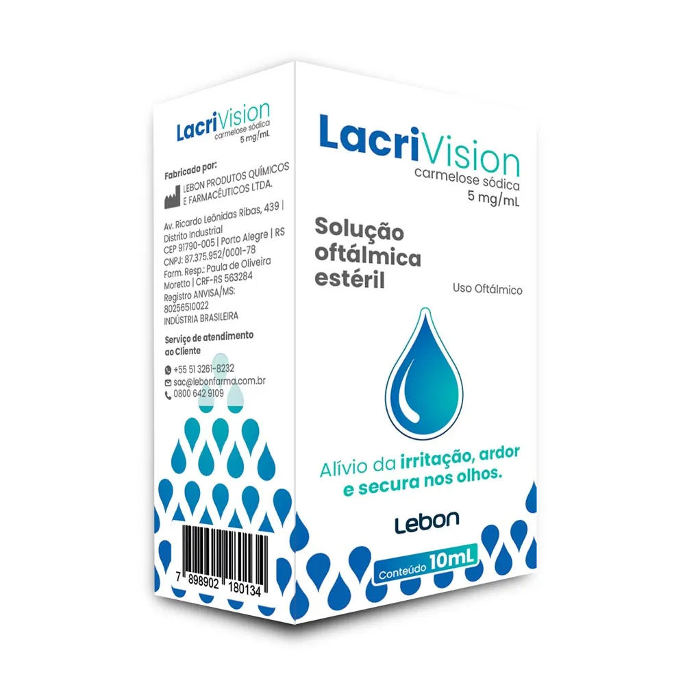 LacriVision Solução Oftálmica Estéril 10ml