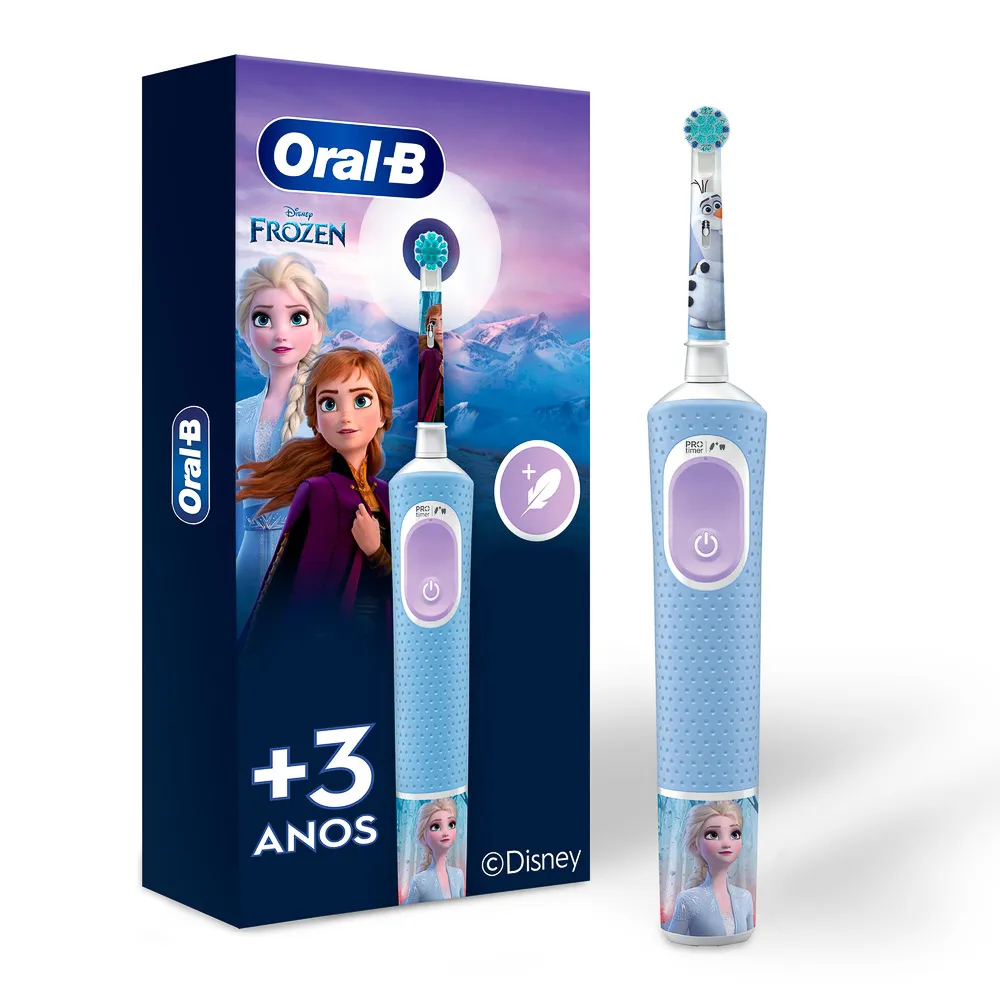 Escova Dental Elétrica Oral-B Pro Kids 3Mais Frozen Bivolt