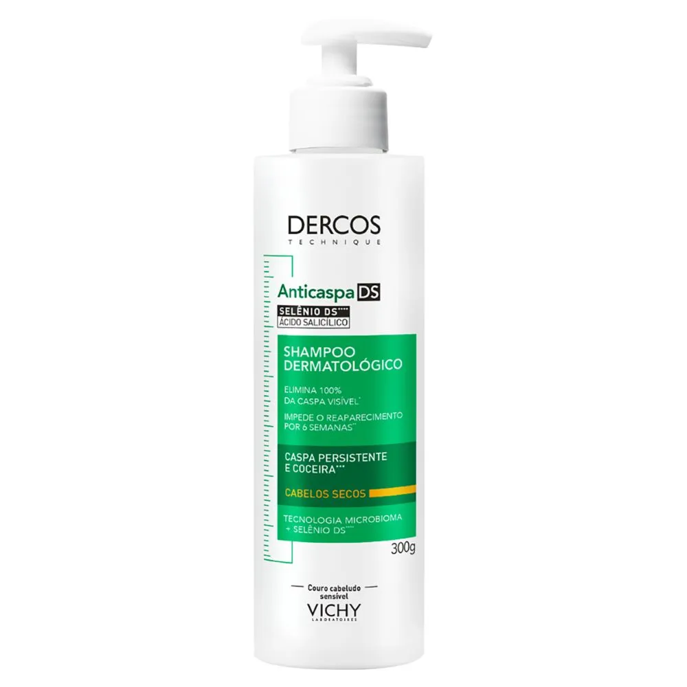 Shampoo Anticaspa DS Vichy Dercos Cabelos Secos 300g
