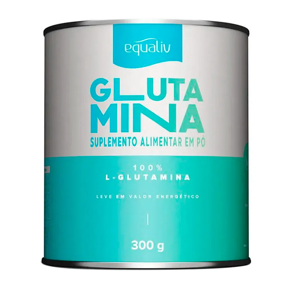Glutamina Equaliv 100% L-Glutamina 300g