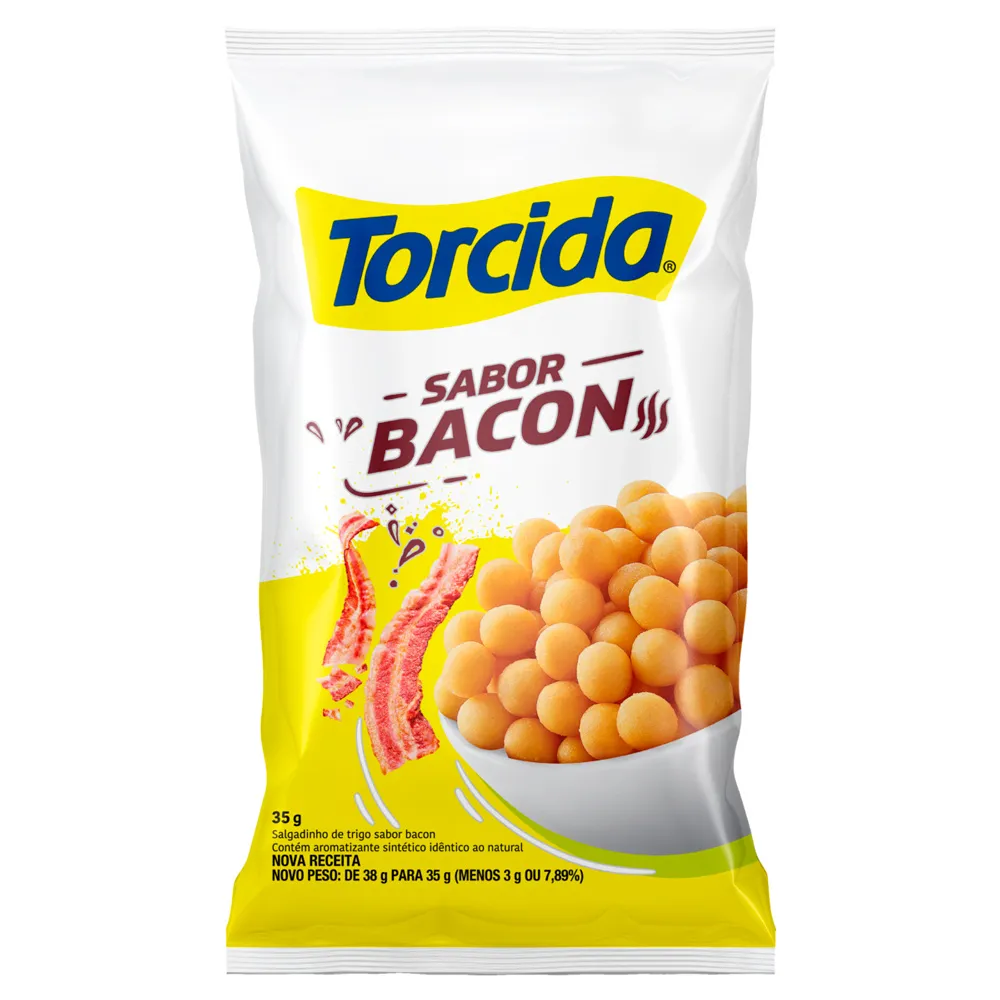 Salgadinho de Trigo Torcida Sabor Bacon 35g