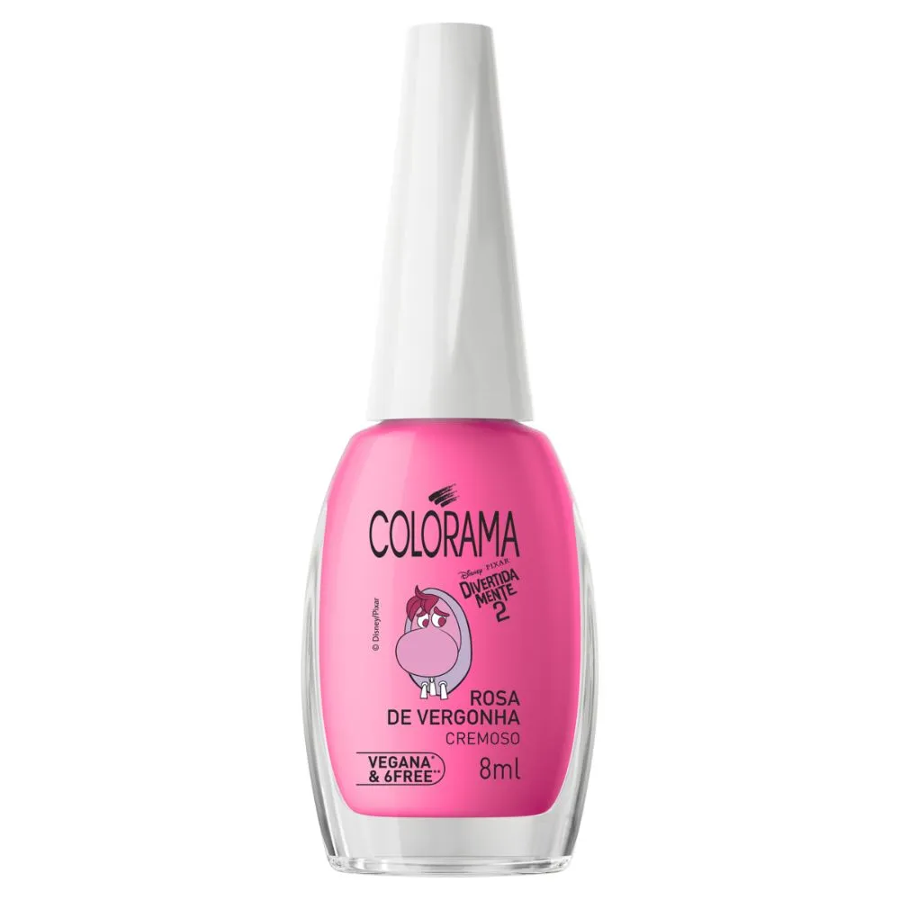 Esmalte Colorama Rosa de Vergonha Divertida Mente 2 com 8ml