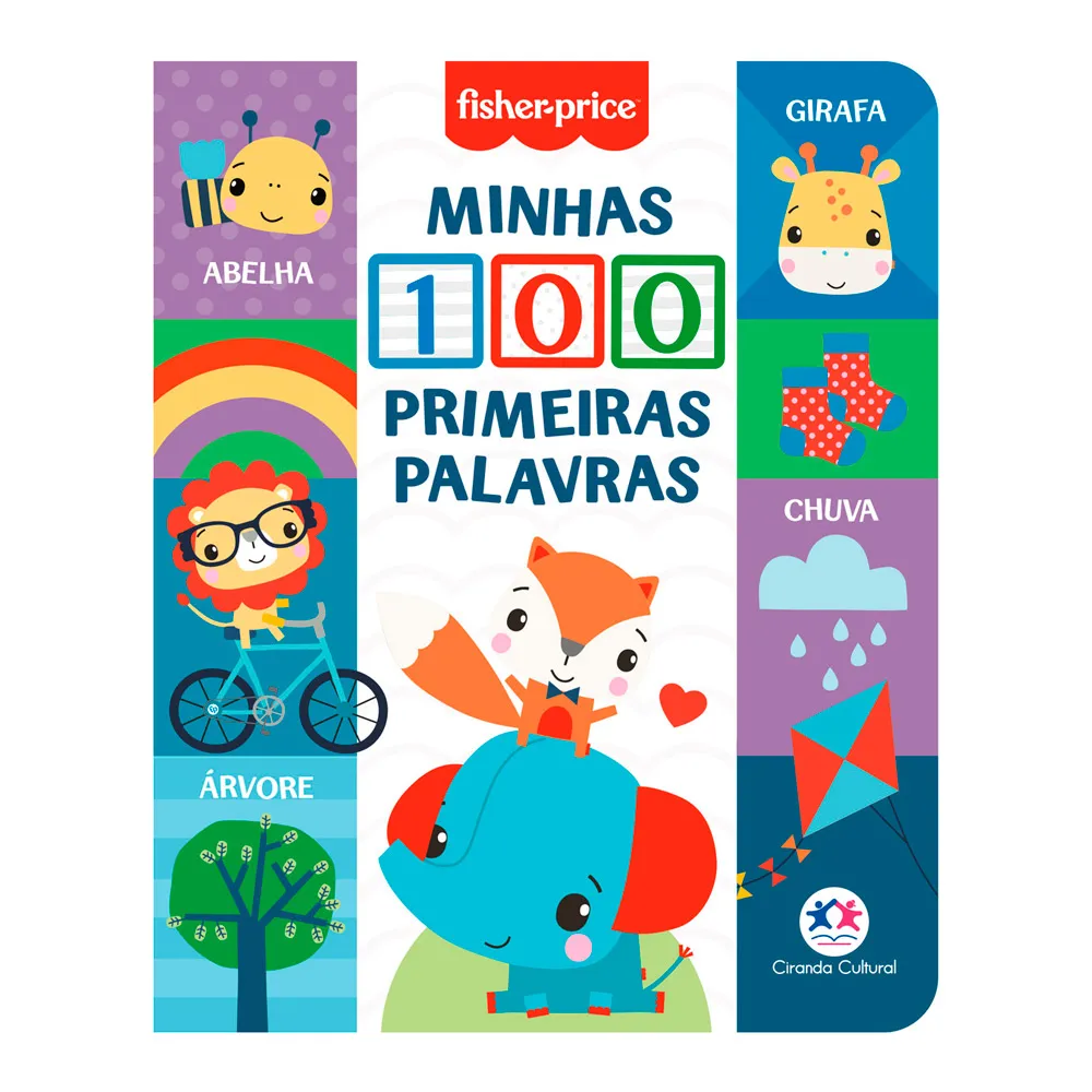 Livro Minhas 100 Primeiras Palavras Fisher Price