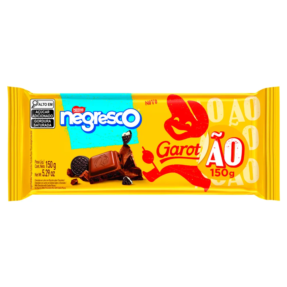 Chocolate Garotão ao Leite Negresco 150g