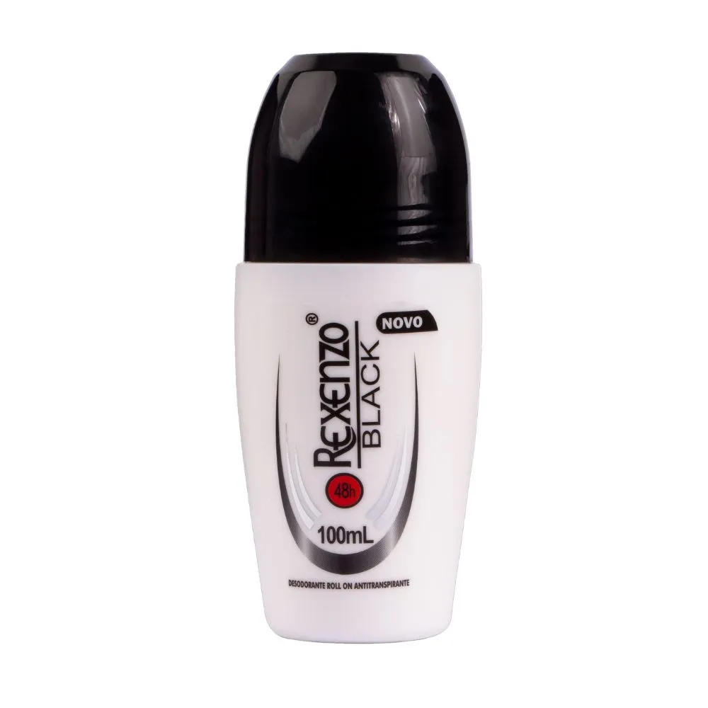 Desodorante Rexenzo Black Roll-On 100ml