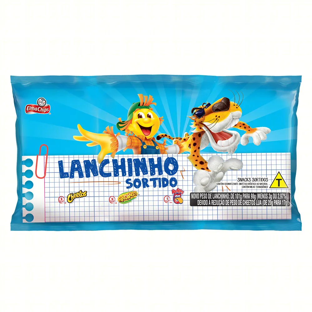 Salgadinho Elma Chips Lanchinho Snack Sortidos 98g