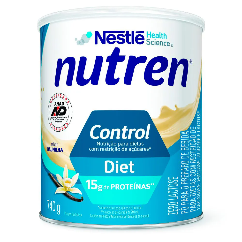 Nutren Control Diet Baunilha Complemento Alimentar 740g