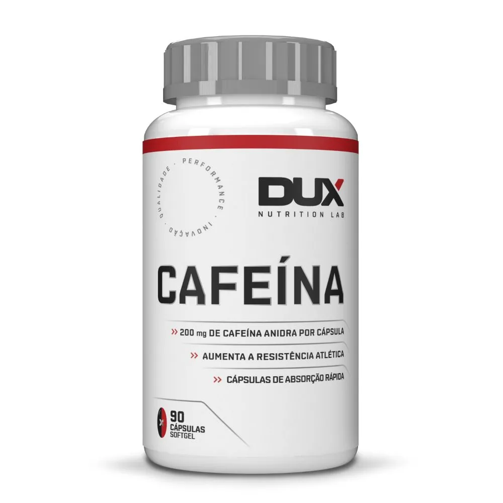 Cafeína Dux 200mg com 90 Cápsulas Softgel