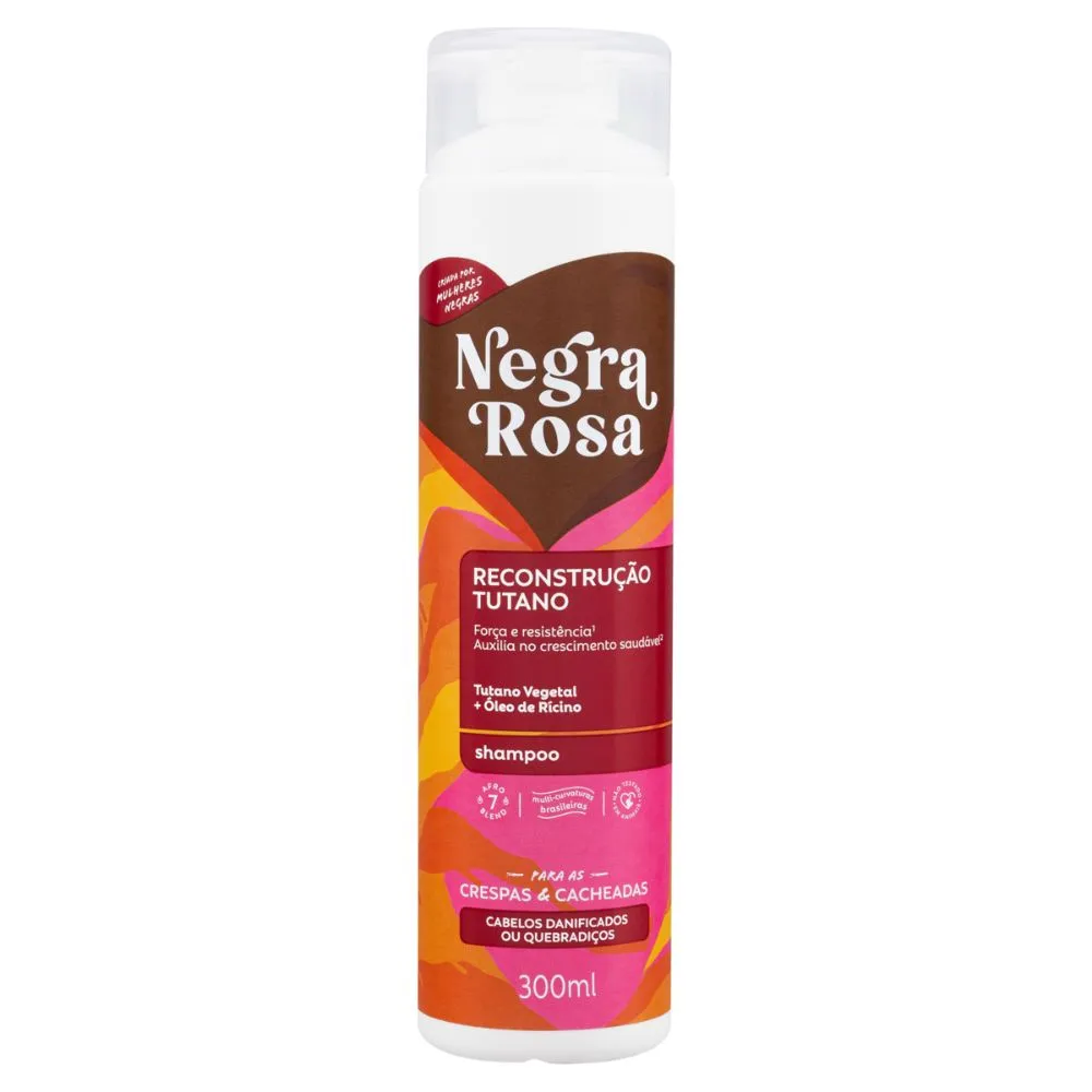 Shampoo Negra Rosa Reconstrução Tutano 300ml