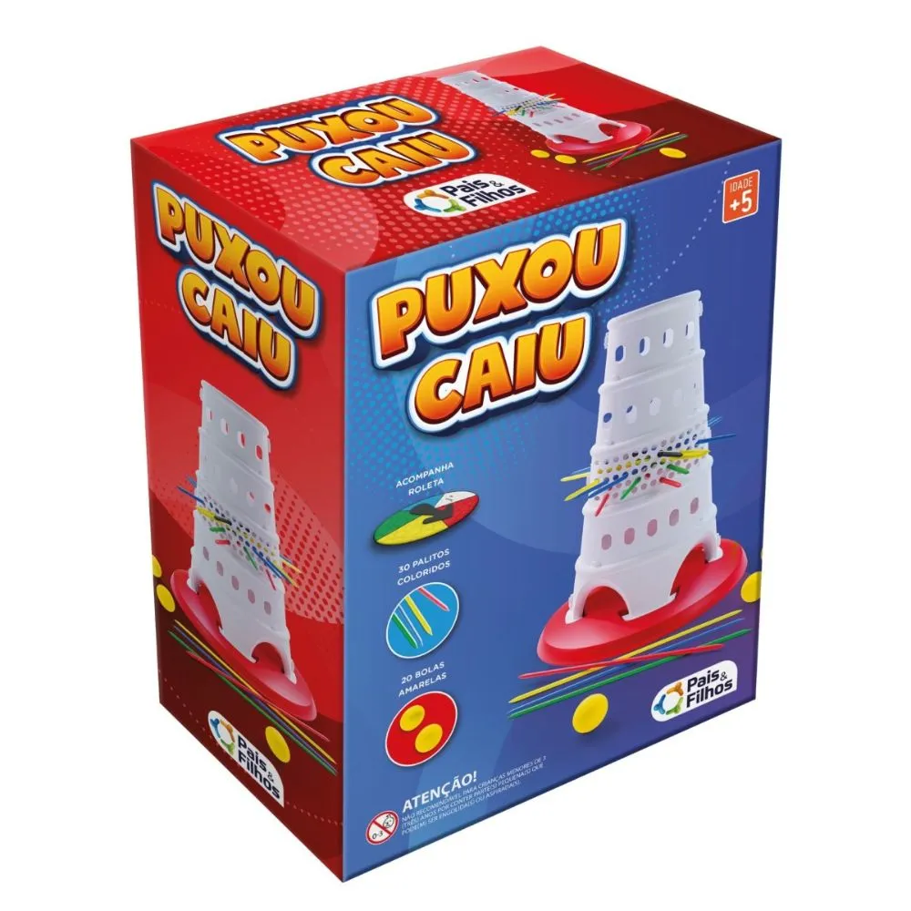 Jogo Pais e Filhos Puxou Caiu