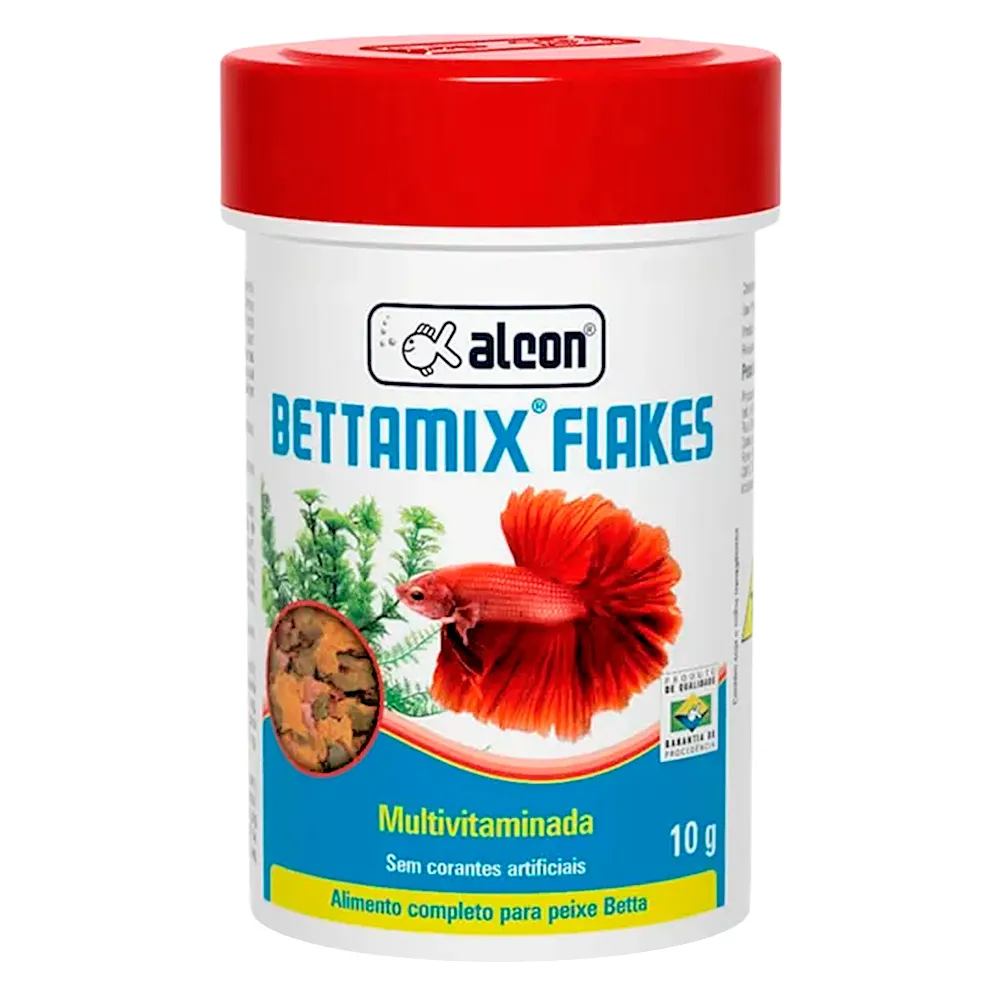 Ração para Peixe Alcon Bettamix Flakes 10g