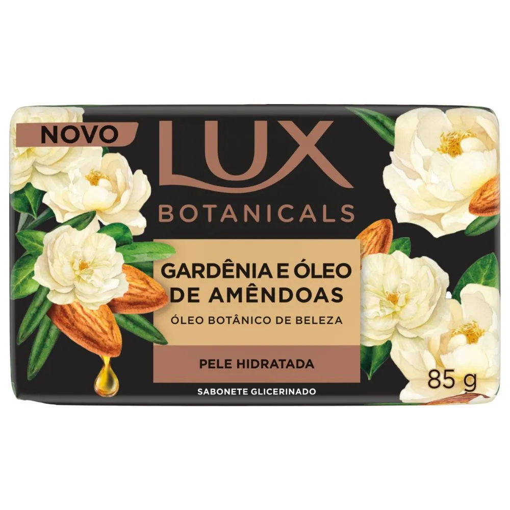 Sabonete em Barra Lux Botânicas Gardênia e Óleo de Amêndoas 85g