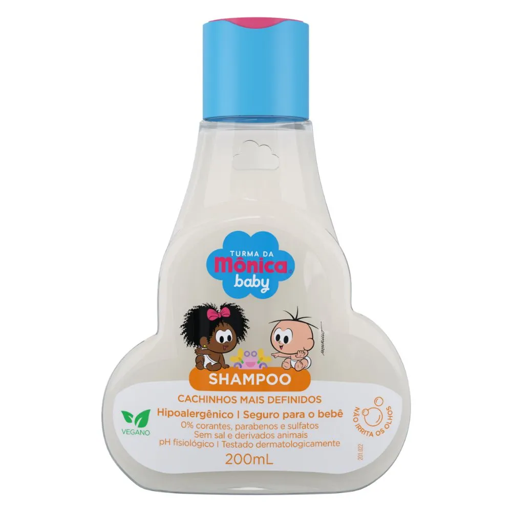 Shampoo Camomila Turma da Mônica Baby Cabelinhos Claros 200ml