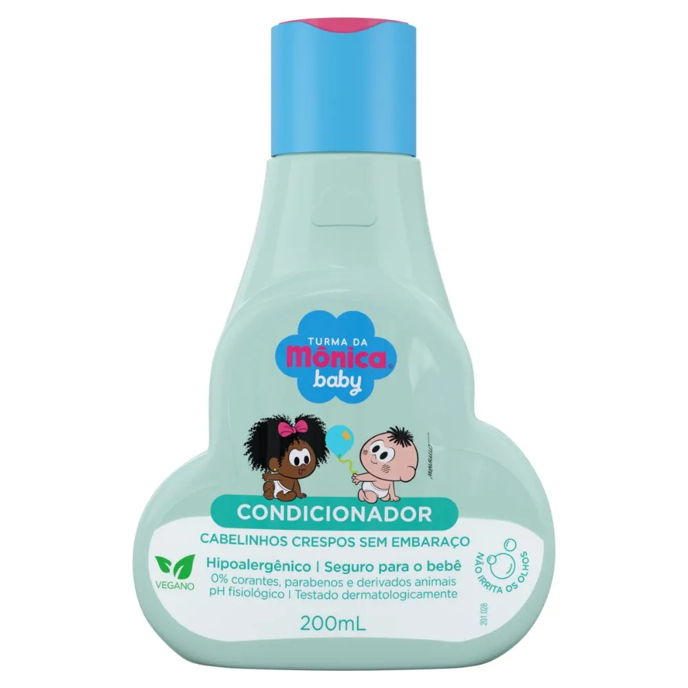 Condicionador Turma da Mônica Baby Cabelinhos Crespos sem Embaraço 200ml