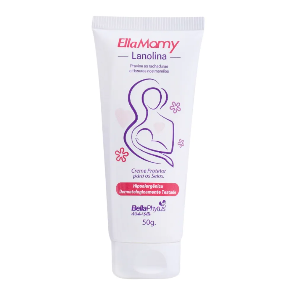 Creme Protetor para Seios Ella Mamy Lanolina 50g - Drogaria Araujo
