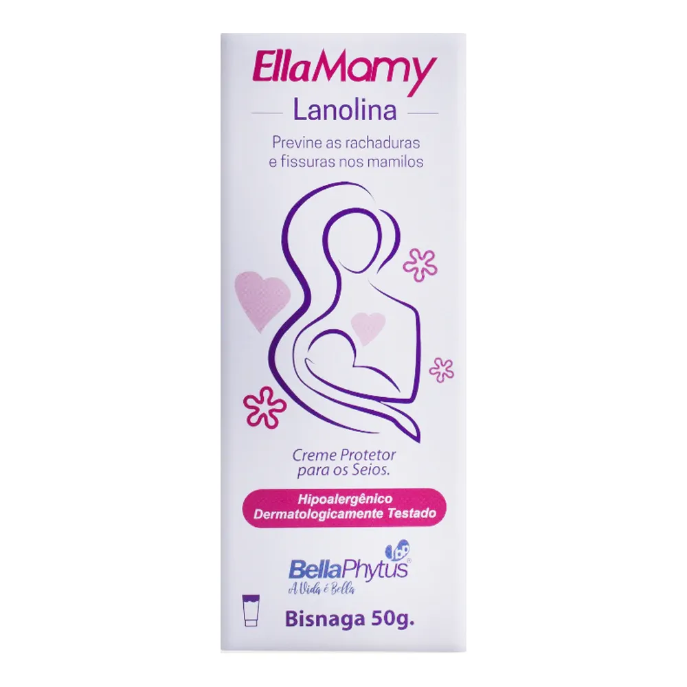 Creme Protetor para Seios Ella Mamy Lanolina 50g - Drogaria Araujo