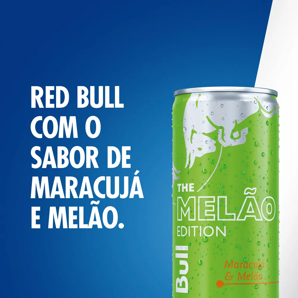 Energético Red Bull Maracujá e Melão The Summer Edition 250ml em
