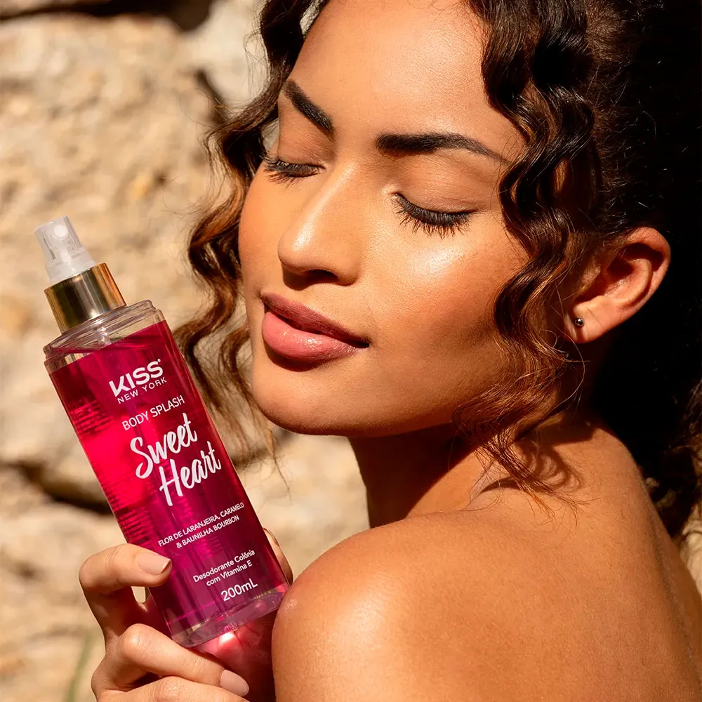 Body Splash Kiss New York Sweet Heart 200ml - Drogaria Araujo