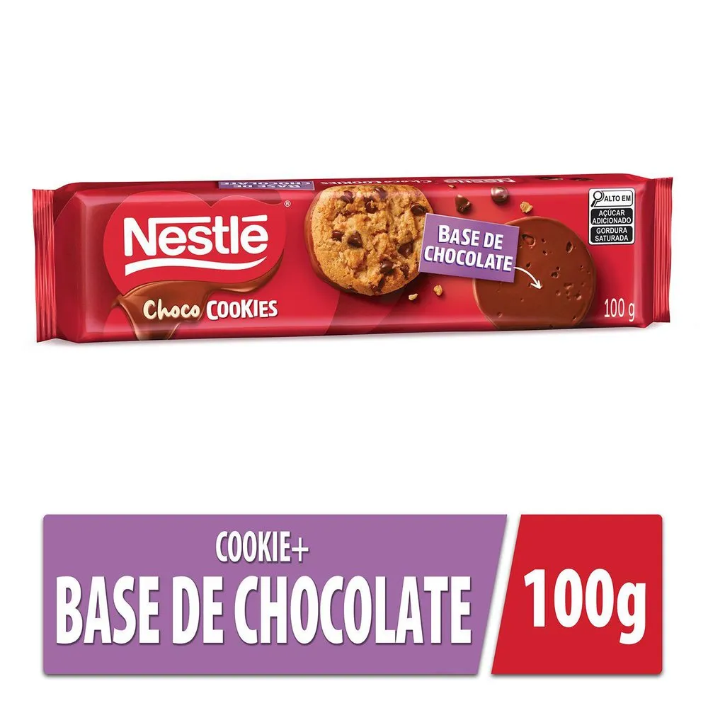 Choco Cookies Nestlé Base de Chocolate 100g - Drogaria Araujo