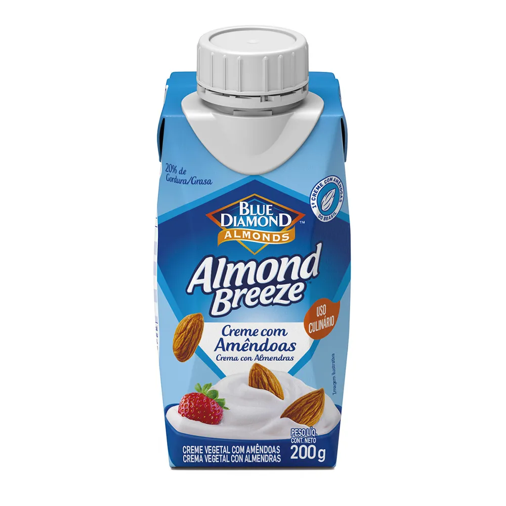Creme com Amêndoas Blue Diamond Almond Breeze 200g