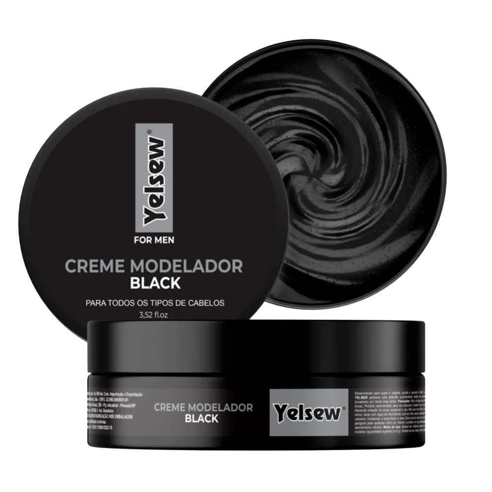 Creme Modelador Yelsew For Men Black 100g - Drogaria Araujo