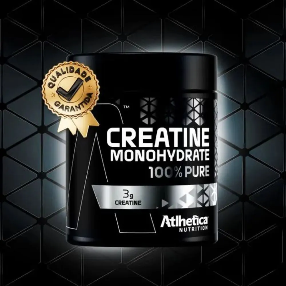 Creatine Atlhetica Nutrition Monohydrate 100% Pure 300g - Drogaria Araujo