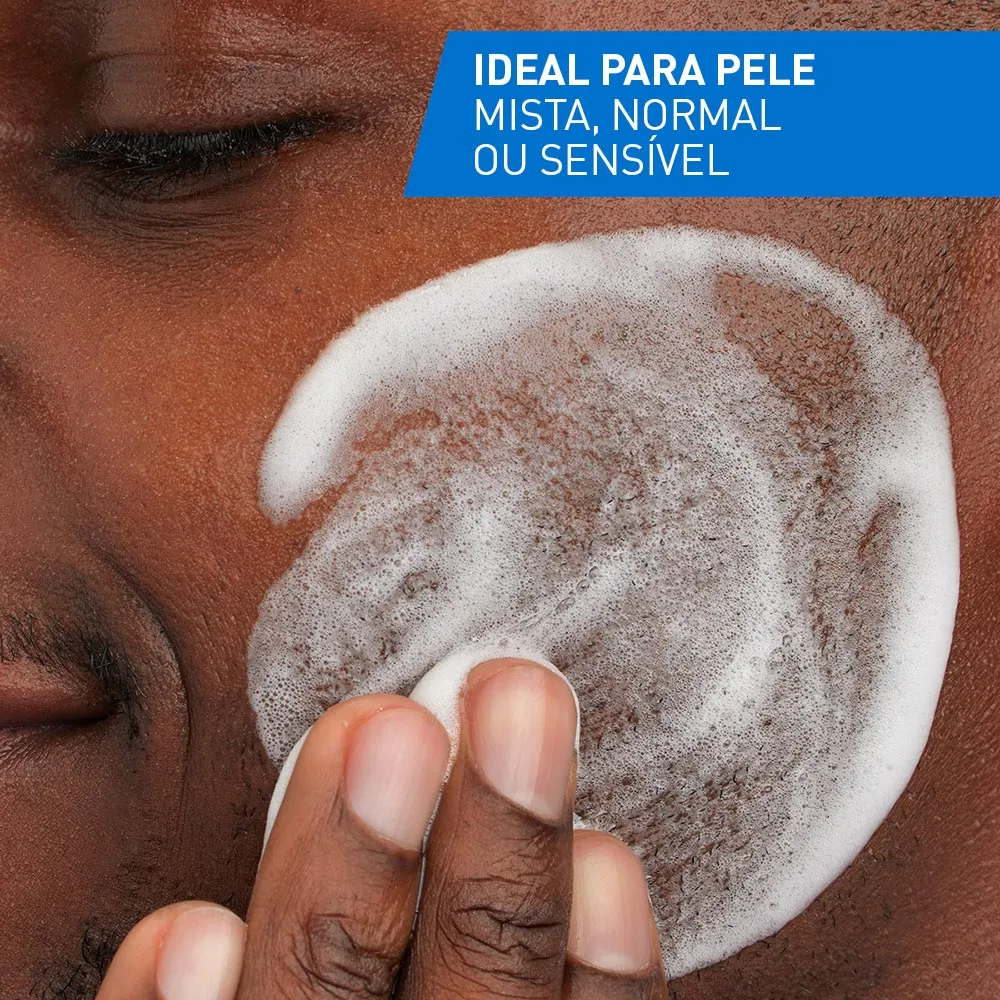 Espuma Facial Cerave Air Foam Reequilibrante para Pele Normal e