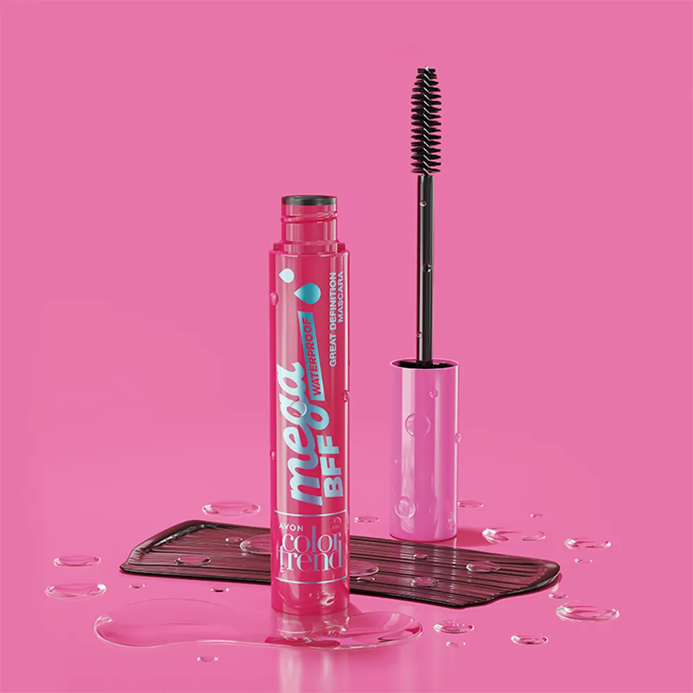 Máscara de Cílios Avon Color Trend Mega BFF Waterproof À prova D