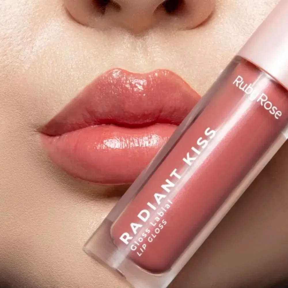 Lip Gloss Ruby Rose Radiant Kiss Rk50 Hbl64005 - Drogaria Araujo