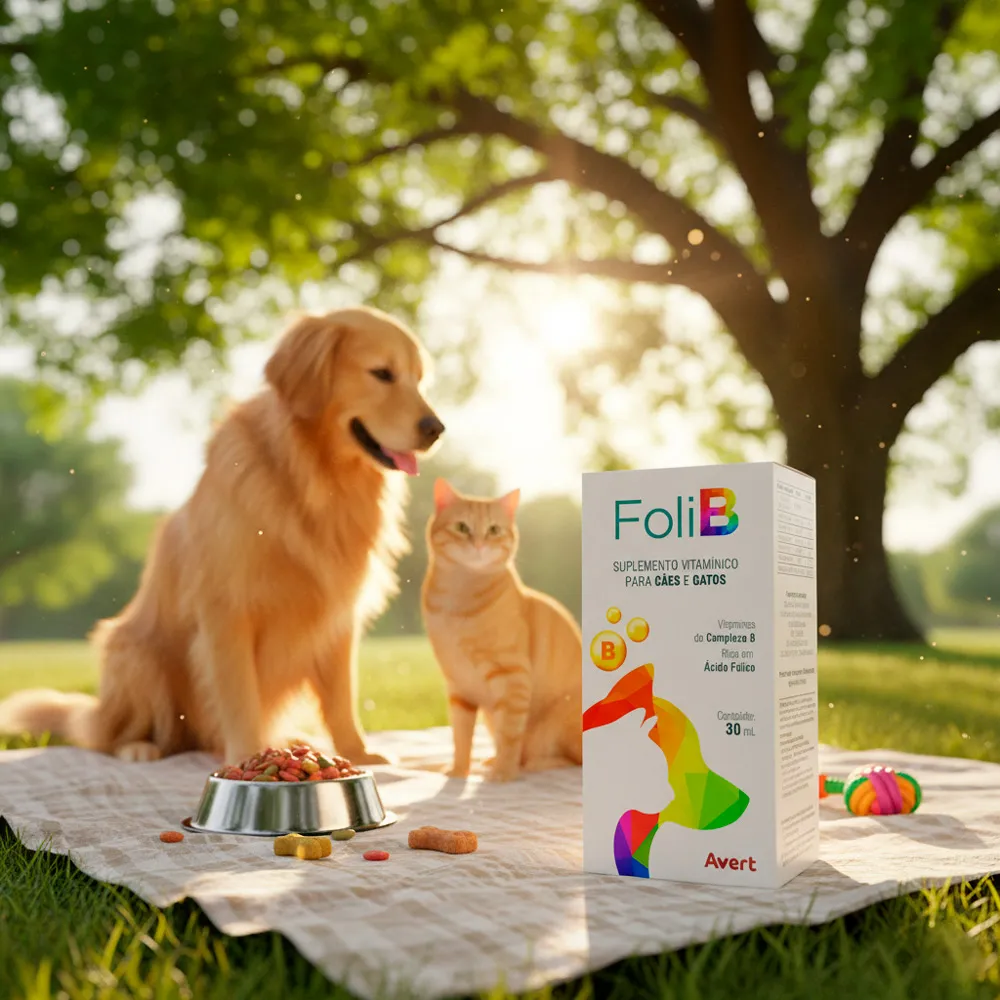 Foli B Avert para Cães e Gatos 30ml - Drogaria Araujo