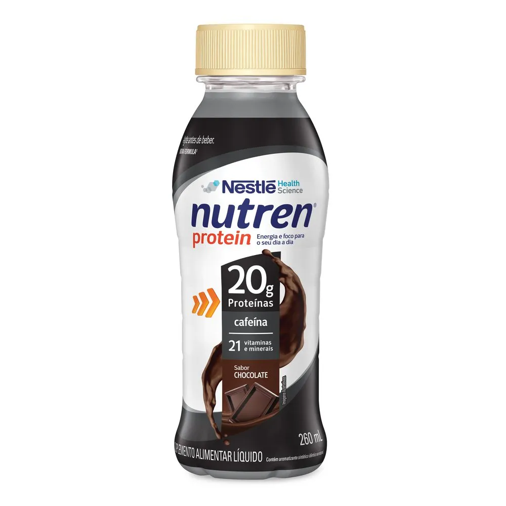 Nutren Protein Chocolate Suplemento Alimentar 260ml