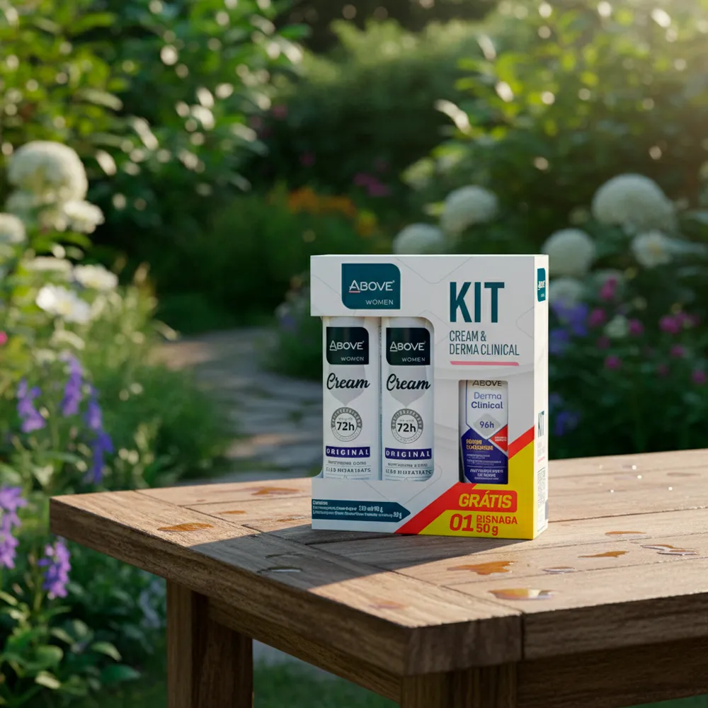 Desodorante Above Women Cream Original 2 Unidades de 150ml cada