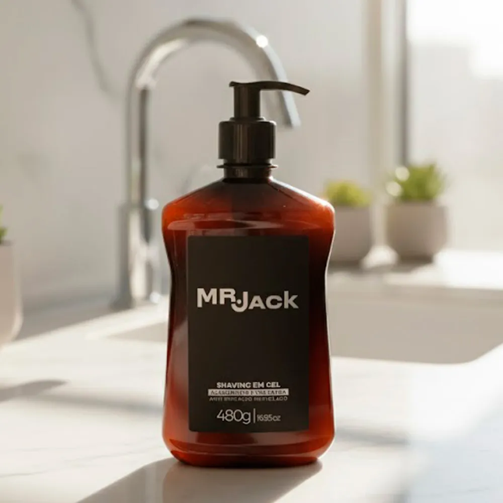 Gel Pós Barba e Acabamento Mr Jack Anti Irritação Mentolado 480g