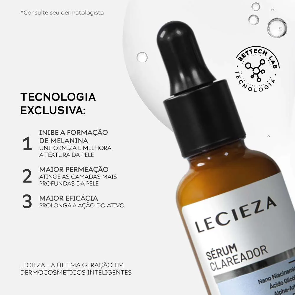 Sérum Lecieza Clareador 30ml em Oferta | Araujo - Drogaria Araujo